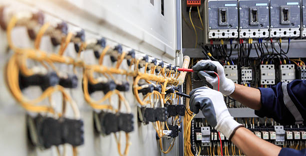Professional Electrician technician working in Elliston, VA